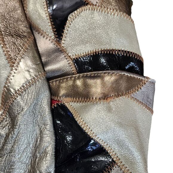 Vintage multicolor patchwork Hobo bag - Picture 4 of 6